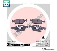ZIMMERMANN 25804.170.1 Brake pad set