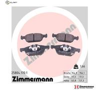 ZIMMERMANN 25804.170.1 Brake pad set