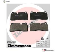 BRAKE PAD SET DISC BRAKE 25814.180.1 FOR BMW S55B30A N55B30A 3.0L 6cyl