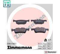 ZIMMERMANN 25841.160.1 Brake pad set