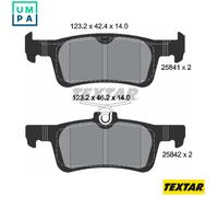 BRAKE PAD SET DISC BRAKE 2584104 FOR FORD FIESTA/VII/Van B7JC/YYJE/SFJP 1.0L