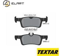 Rear Textar Brake Pad Set - 2584104