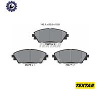 Textar Car Brake Pad Front Acoustic Wear Warning For Mazda 2587501