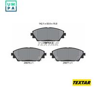 Textar Car Brake Pad Front Acoustic Wear Warning For Mazda 2587501