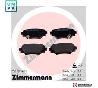 ZIMMERMANN 25878.140.1 Brake pad set