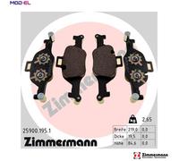 BRAKE PAD SET DISC BRAKE 25900.195.1 FOR BMW 0.0L 0cyl 5 G30, F90 B46B20A 2.0L