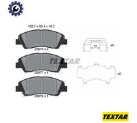 Brake Pads Set Front Textar 2597601 58101B4A00 58101B4A05 58101B4A06 58101B9A30