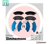 ZIMMERMANN Brake Pad Set 25979.170.1 – Disc Brake for Suzuki SX4 S-Cross Vitara