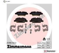 ZIMMERMANN 25980.165.2 Brake pad set