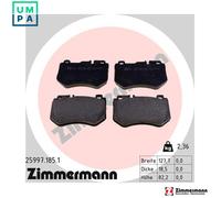 ZIMMERMANN 25997.185.1 Brake pad set
