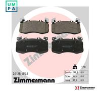 ZIMMERMANN Brake Pad Set 26128.165.1 for Mercedes-Benz A-Class, CLA, GLA