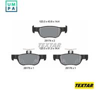 TEXTAR 2617401 Brake pad set