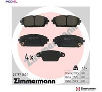 ZIMMERMANN 26177.160.1 Brake pad set