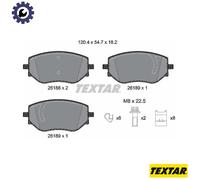 BRAKE PAD SET DISC BRAKE 2618801 FOR RENAULT NISSAN B4D409 H4D460/452/450 1.0L