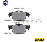 TEXTAR 2620601 Brake pad set