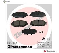 ZIMMERMANN 26217.165.2 Brake pad set
