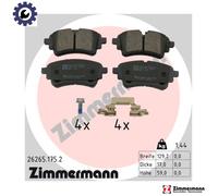 BRAKE PAD SET DISC BRAKE 26265.175.2 FOR AUDI DETA/DESA/DEUA 2.0L CYRB 2.0L A5