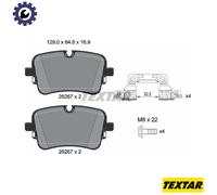 TEXTAR 2626701 Brake pad set