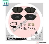 ZIMMERMANN 26268.180.2 Brake pad set