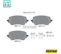 Brake Pads Set Front Textar 2627101 2413372 2425653 2588897 KTL1TC2K021AB