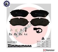 ZIMMERMANN 26407.190.2 Brake pad set