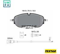 TEXTAR 2640701 Brake pad set