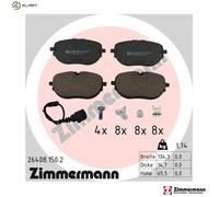 ZIMMERMANN 26408.150.2 Brake pad set