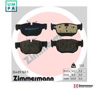 BRAKE PAD SET DISC BRAKE 26409.160.1 FOR LAND ROVER RANGE/VELAR JAGUAR 5.0L 8cyl
