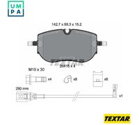 TEXTAR 2641601 Brake pad set