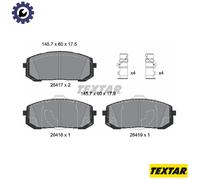BRAKE PAD SET DISC BRAKE 2641701 FOR HYUNDAI G4KM 2.5L G4FM 1.6L 4cyl