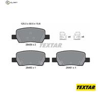 BRAKE PAD SET DISC BRAKE 2645901 FOR HYUNDAI SANTA/FE/V/IV KIA G4KM 2.5L 4cyl