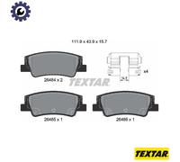 TEXTAR 2648401 Brake pad set