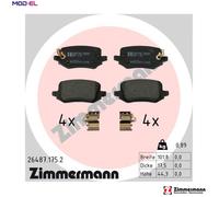BRAKE PAD SET DISC BRAKE 26487.175.2 FOR HYUNDAI KIA G4FP/G4FU/G4FT/D4FE 1.6L