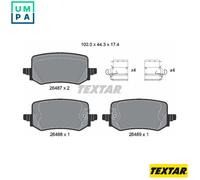 Textar 2648701 Brake Pad Set