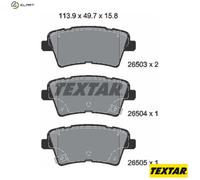 BRAKE PAD SET DISC BRAKE 2650301 FOR KIA G4KH 2.0L 4cyl OPTIMA