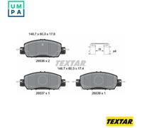 TEXTAR 2653601 Brake pad set