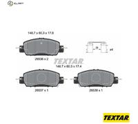 TEXTAR 2653601 Brake pad set