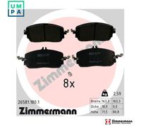 ZIMMERMANN 26581.180.1 Brake pad set