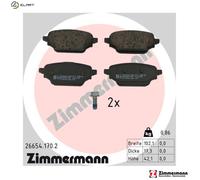 BRAKE PAD SET DISC BRAKE 26654.170.2 FOR RENAULT KANGOO/III/MPV/Box/Body/MPV