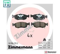 ZIMMERMANN 26786.170.2 Brake pad set