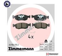 ZIMMERMANN 26786.170.2 Brake pad set