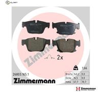 BRAKE PAD SET DISC BRAKE 26803.165.1 FOR BMW 7/G0 X3/G45 0.0L 0cyl B47D20 2.0L