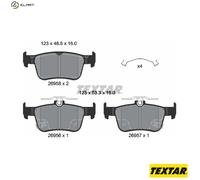 BRAKE PAD SET, DISC BRAKE 2695801
