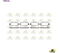 BRAKE PAD SET DISC BRAKE 2772.02 FOR FORD TRANSIT/Van/Bus/Platform/Chassis 2.4L
