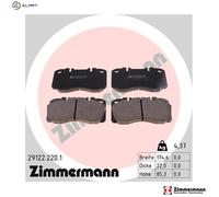 ZIMMERMANN 29122.220.1 Brake pad set