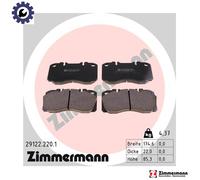 ZIMMERMANN 29122.220.1 Brake pad set