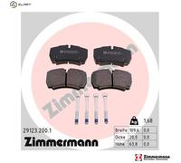 Brake pads 29123.200.1 ZIMMERMANN for IVECO DAILY III Platform/Chassis