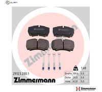 Brake pads 29123.200.1 ZIMMERMANN for IVECO DAILY III Platform/Chassis