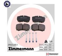 Brake pads 29123.200.1 ZIMMERMANN for IVECO DAILY III Platform/Chassis