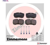 Brake pads 29123.200.1 ZIMMERMANN for IVECO DAILY III Platform/Chassis